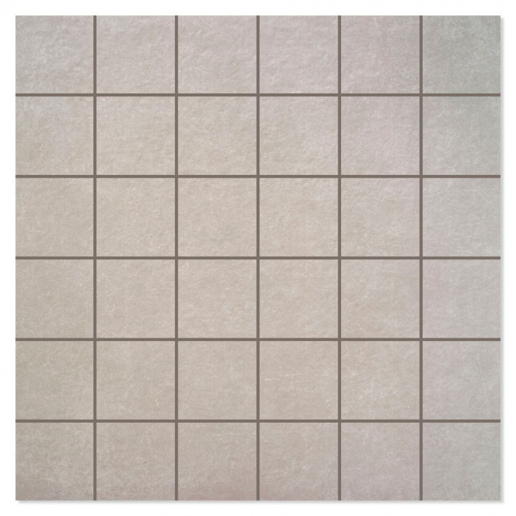 Mosaik Klinker Leman Ljusgrå Matt 30x30 (5x5) cm-0